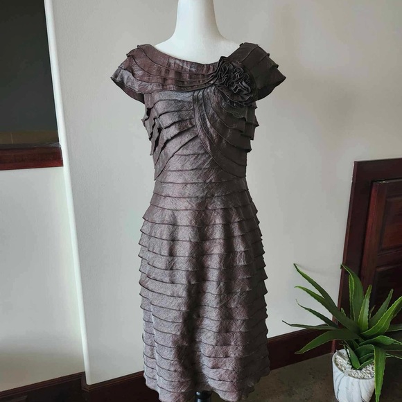 Adrian Papell vintage sculptural dress - Picture 1 of 4